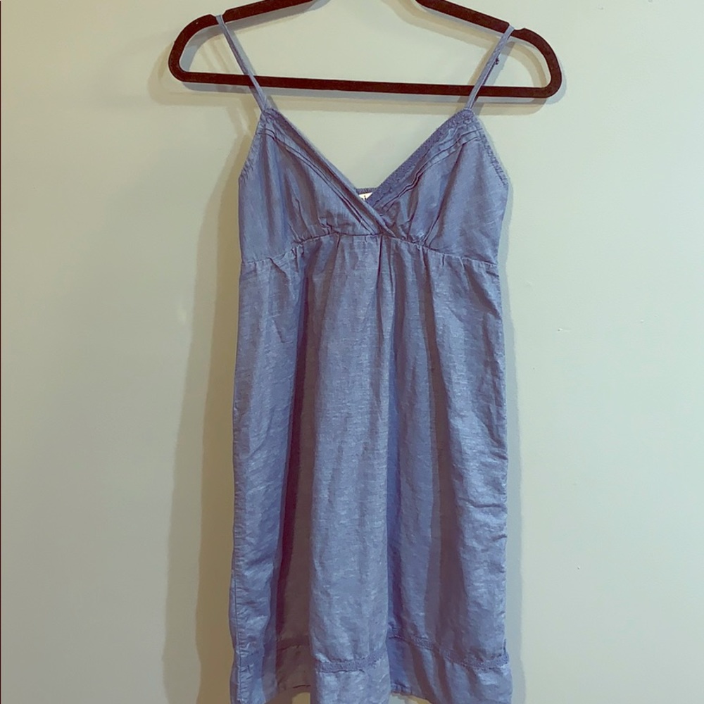 L.E.I Summer Tank Dress Denim Blue Size Medium